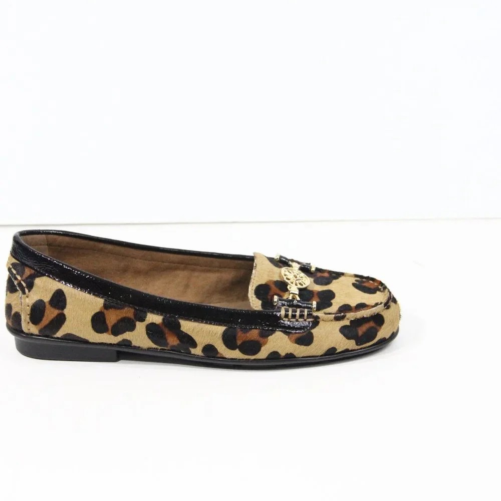 Aerosoles Leopard Print Loafers 9.5 NEW Women Slip on Flat animal Moccasins
